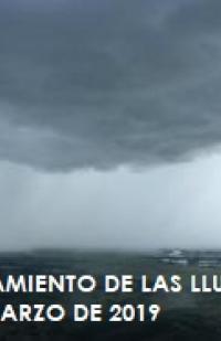 Comportamiento de las lluvias en Marzo 2019 - Lunes 1 de Abril/2019